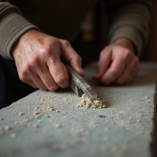 Taille traditionnelle à la chasse